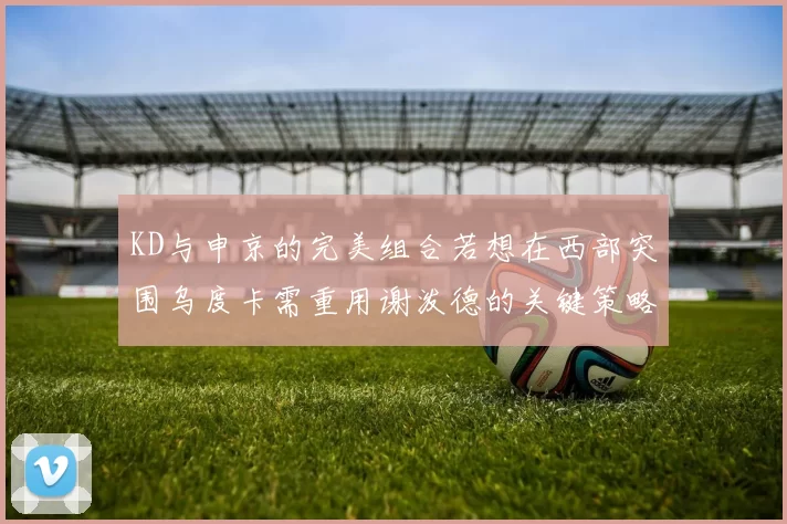 KD与申京的完美组合若想在西部突围乌度卡需重用谢泼德的关键策略