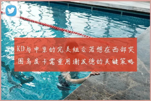KD与申京的完美组合若想在西部突围乌度卡需重用谢泼德的关键策略